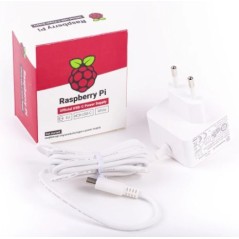 "Optimal Performance Raspberry Pi 4 Power Supply USB-C - Reliable & Efficient Power Adapter (RPI4 PSU EU WHITE)"